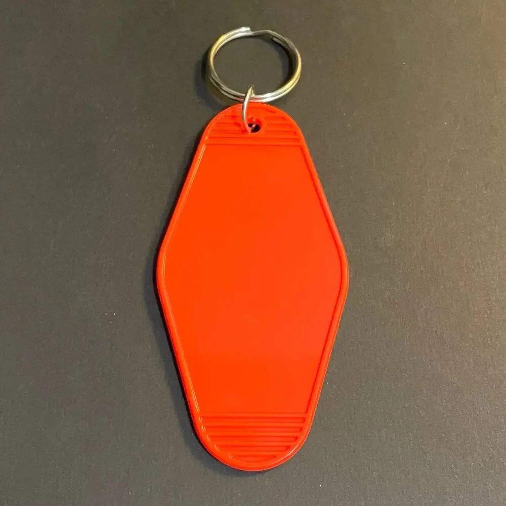 Eagles Hotel California Keychain ~ Red Orange